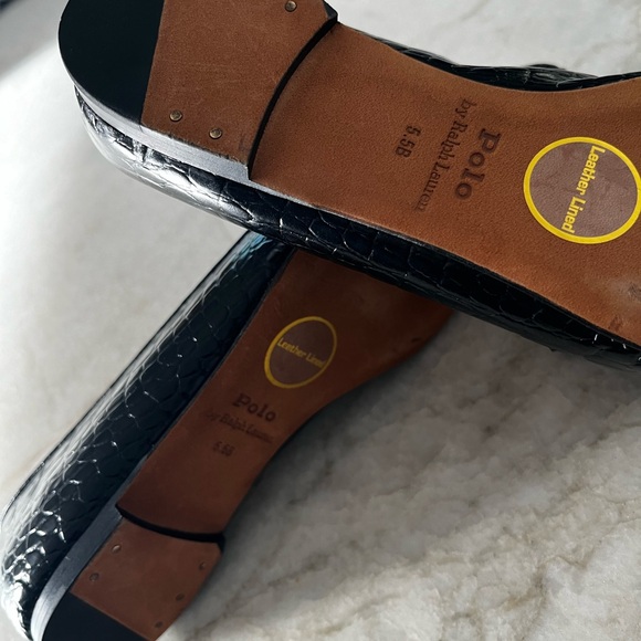 Ralph Lauren Polo LEATHER ballet flats - Picture 9 of 13